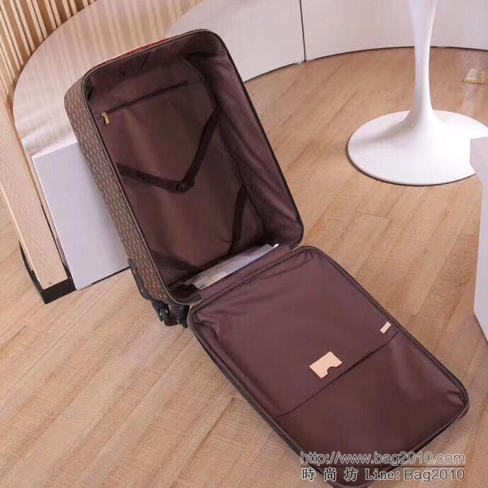 路易威登LV 20寸登機箱 超耐磨損萬向輪 加厚全鋁合金 經典百搭款拉箱  xbt1094